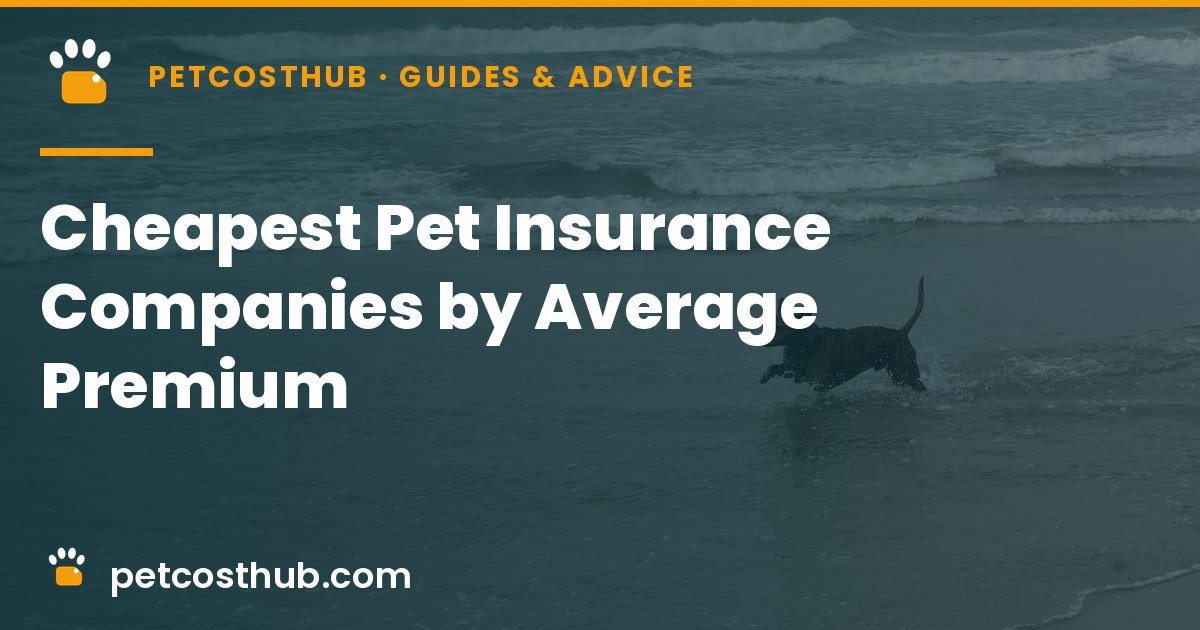 Cheapest Pet Insurance Companies by Average Premium (2026)