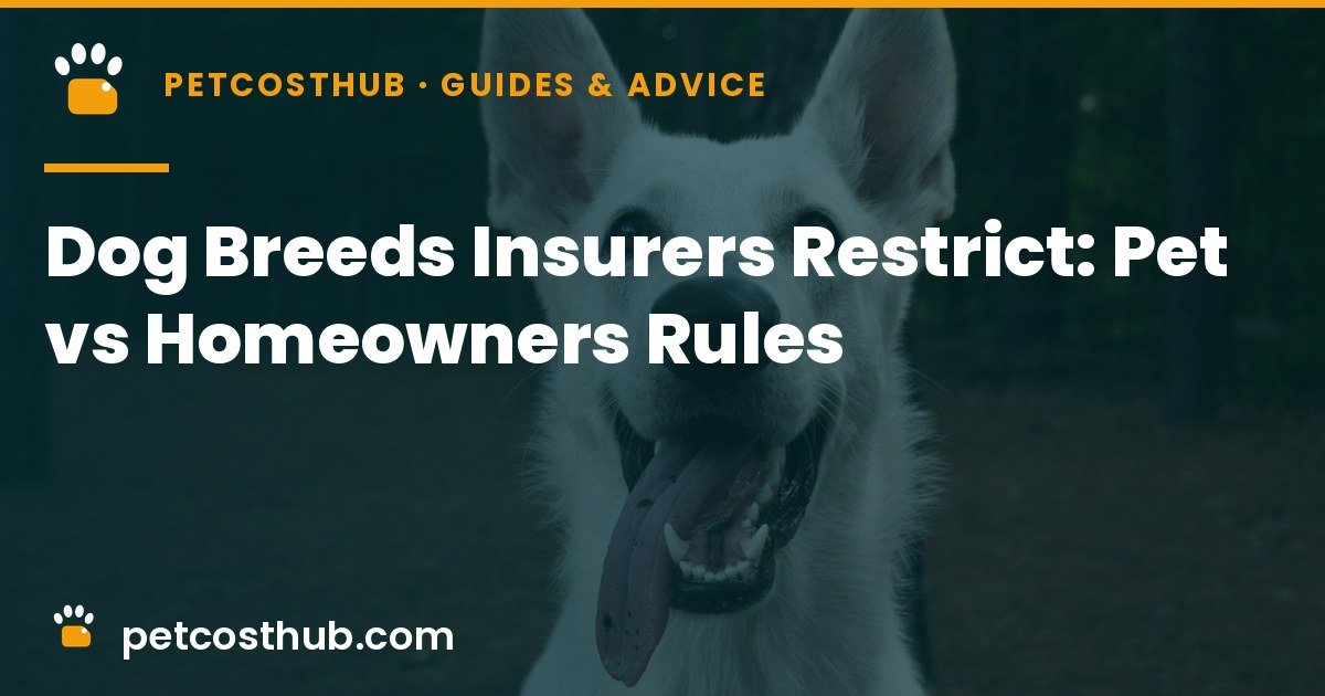 Are Some Dog Breeds Refused by Insurers? Pet Insurance vs Homeowners Rules